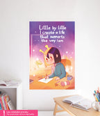 ADHD Alien Artwork Poster - Creating