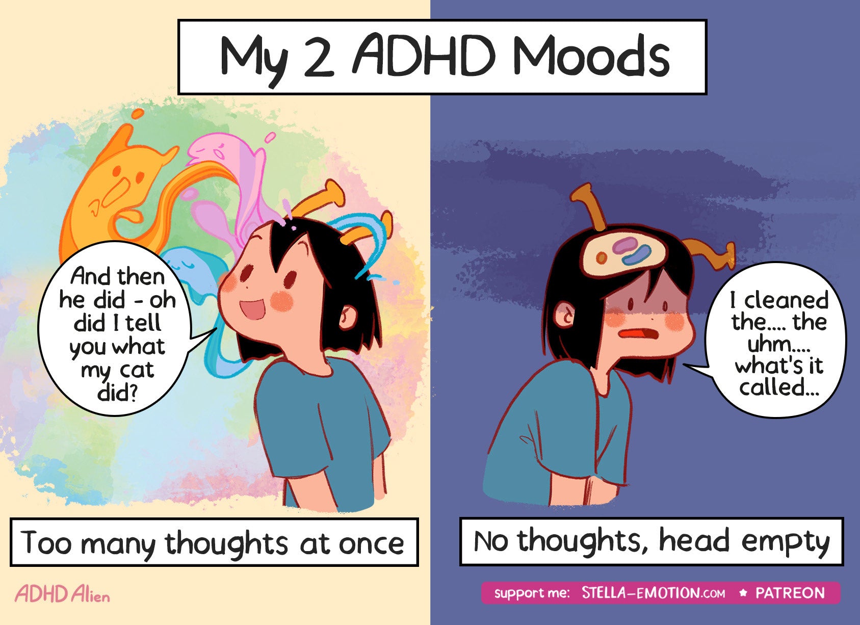 15. My 2 ADHD Moods