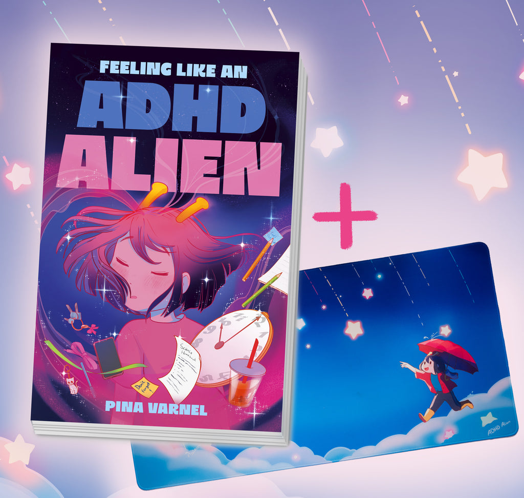 ADHD Alien Book Launch Bundle - Deskmat Reading Corner