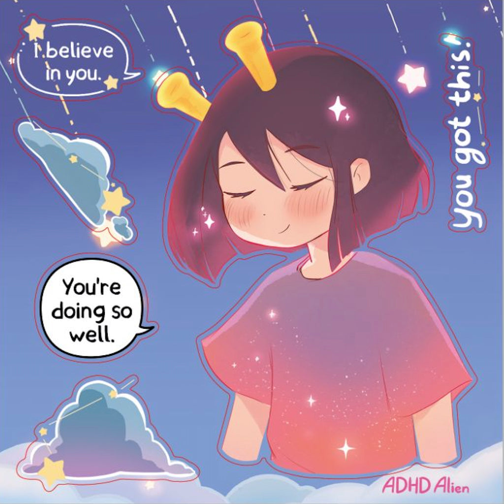 ADHD Alien Book Launch Bundle - Sticker Little Reminders