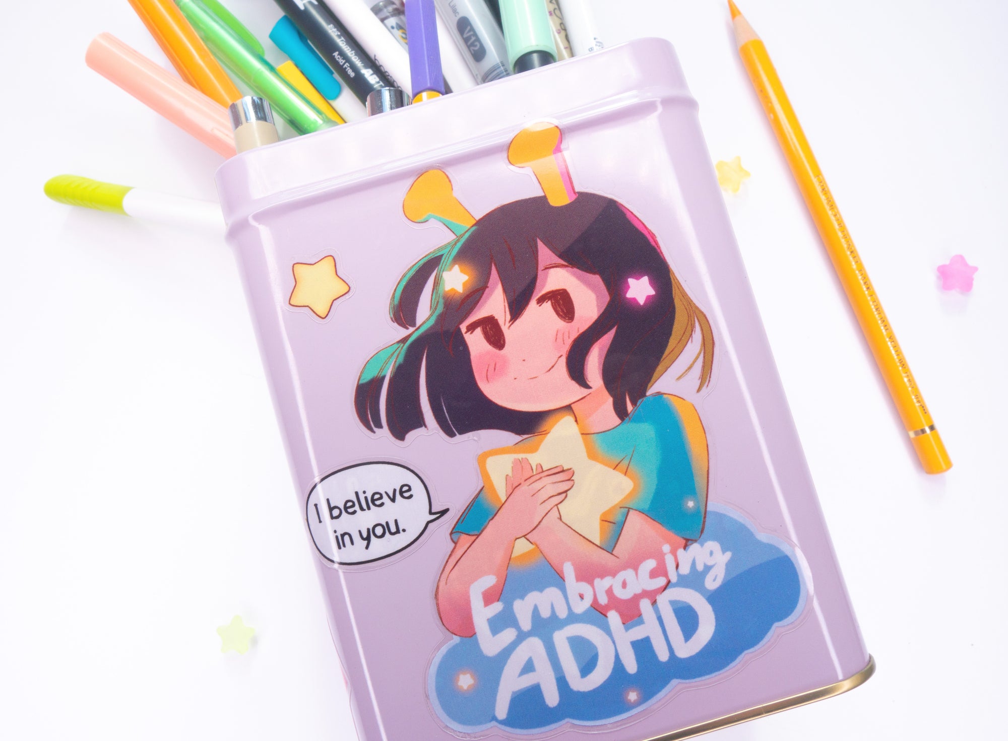ADHD Alien Sticker Sheet - Embracing