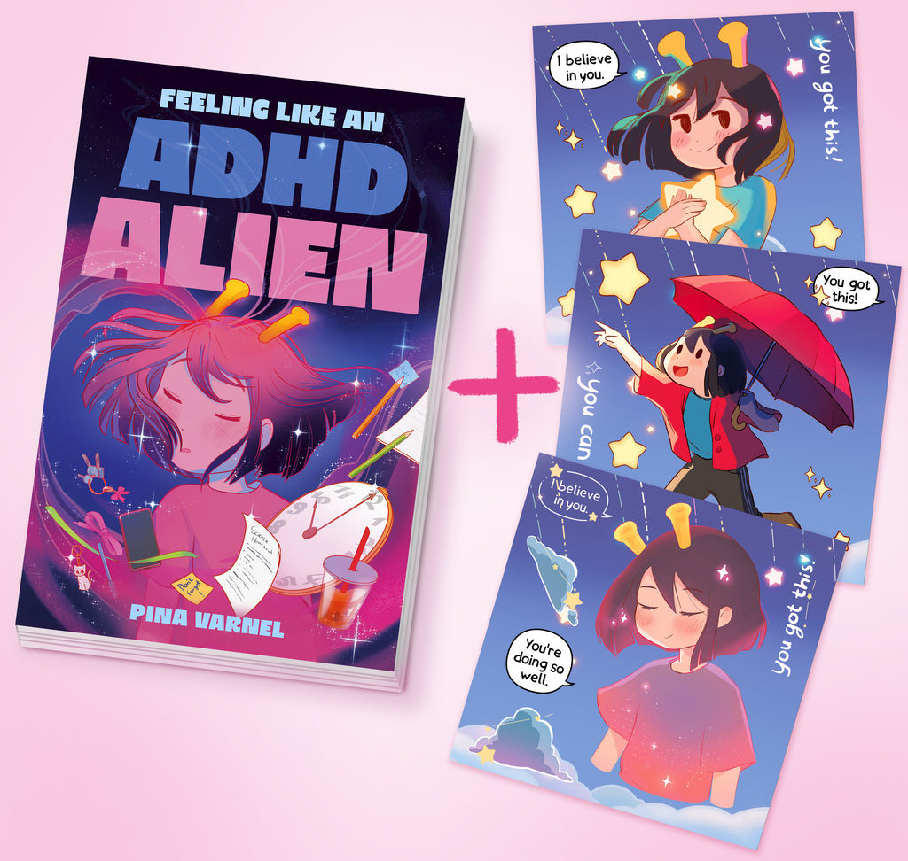 ADHD Alien Book Launch Bundle - Sticker Little Reminders