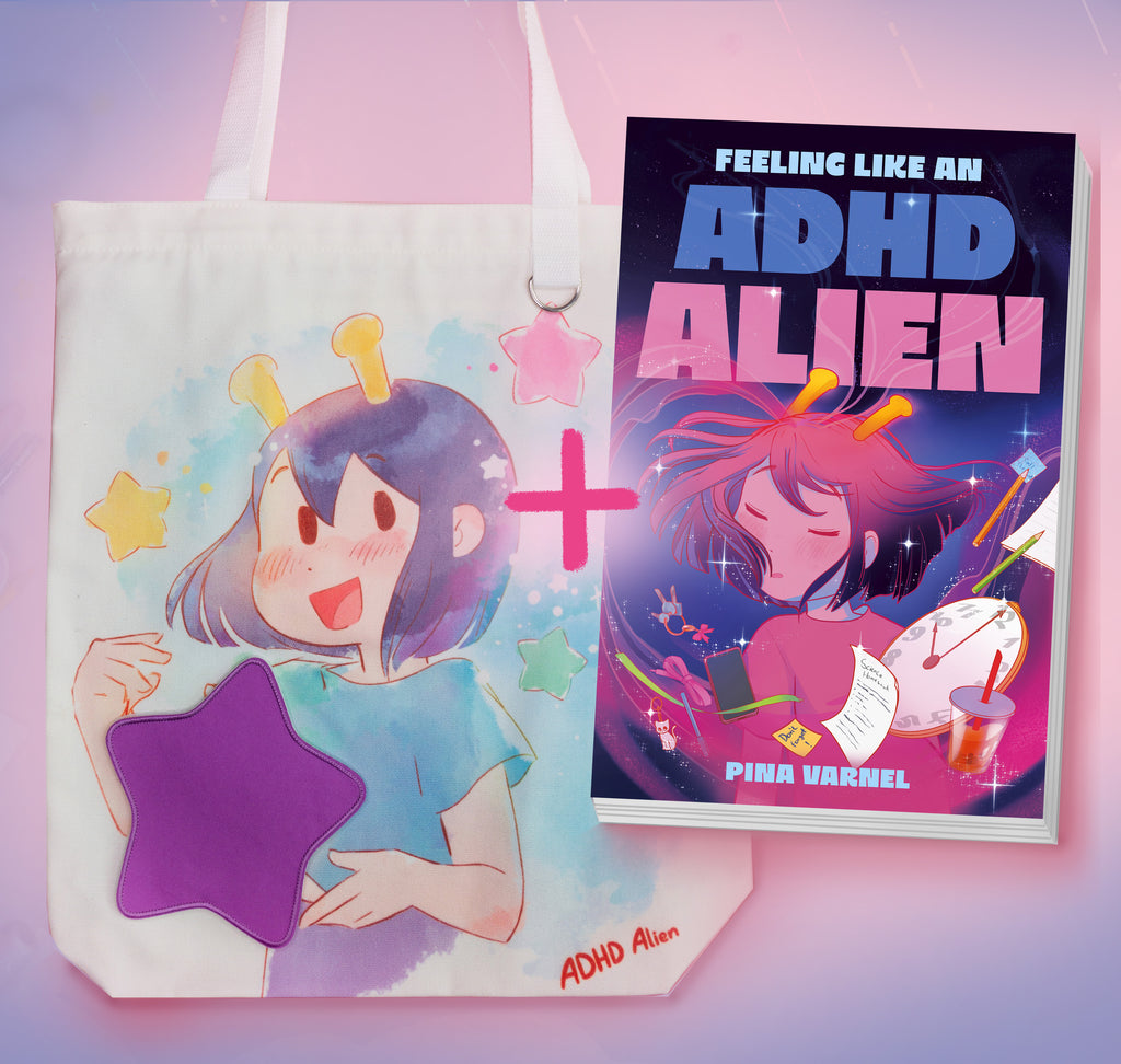 ADHD Alien Book Launch Bundle - Totebag Read & Go