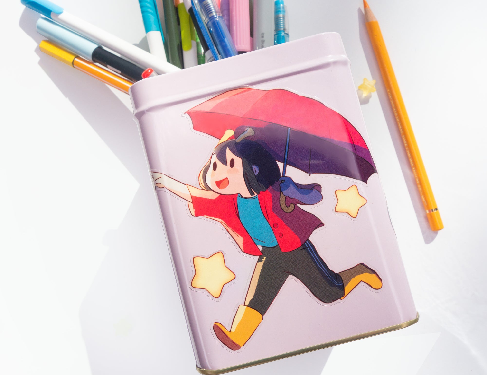 ADHD Alien Sticker Sheet - Umbrella